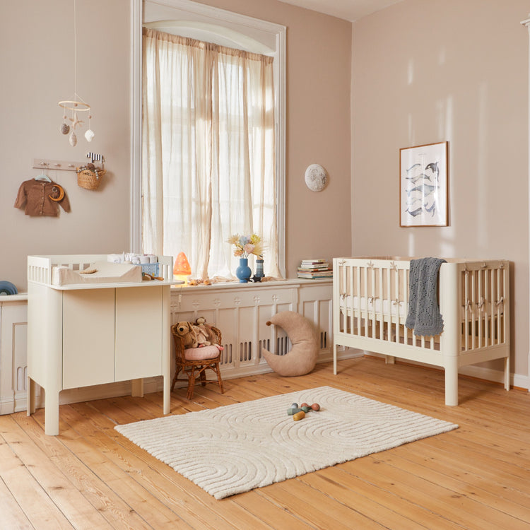 FLEXA. Baby cot Nova - Cream white