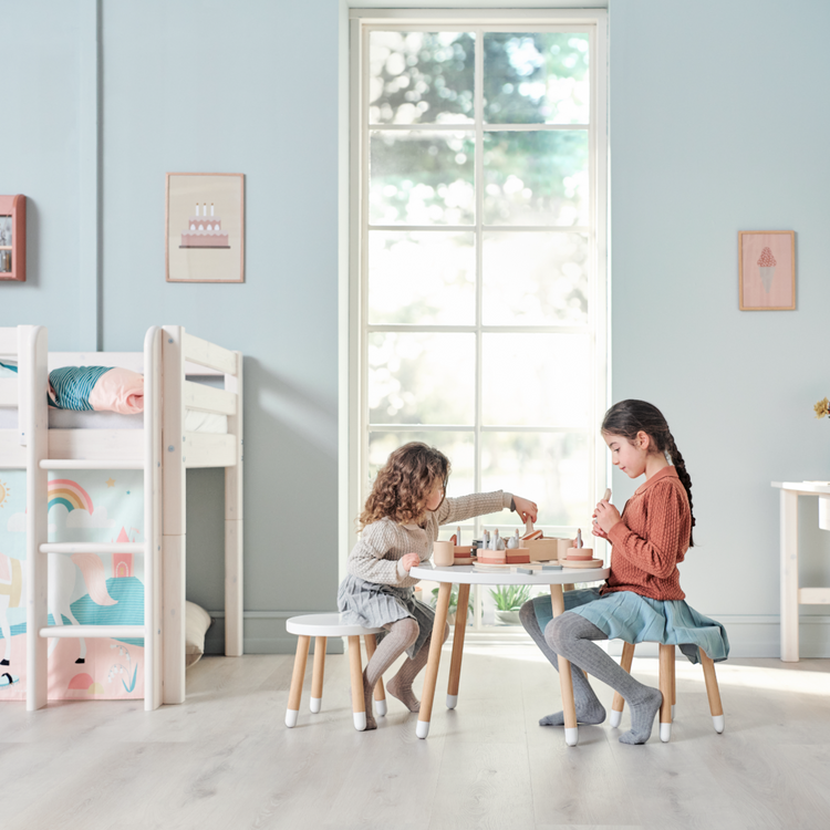 Flexa. Dots stool - White