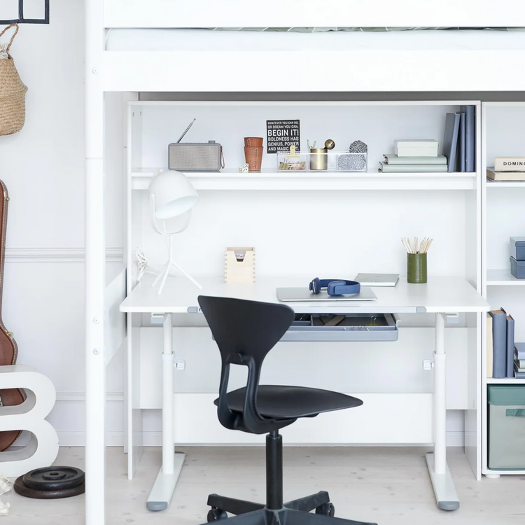 Flexa. Evo Study Desk – tilting desktop - White