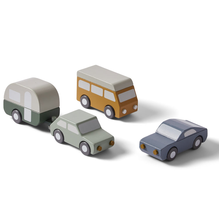 Flexa. Αυτοκινητάκια. Σετ των 4 τεμαχίων.