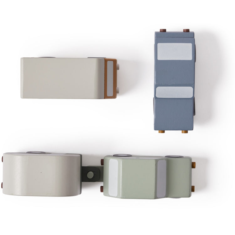 Flexa. Αυτοκινητάκια. Σετ των 4 τεμαχίων.