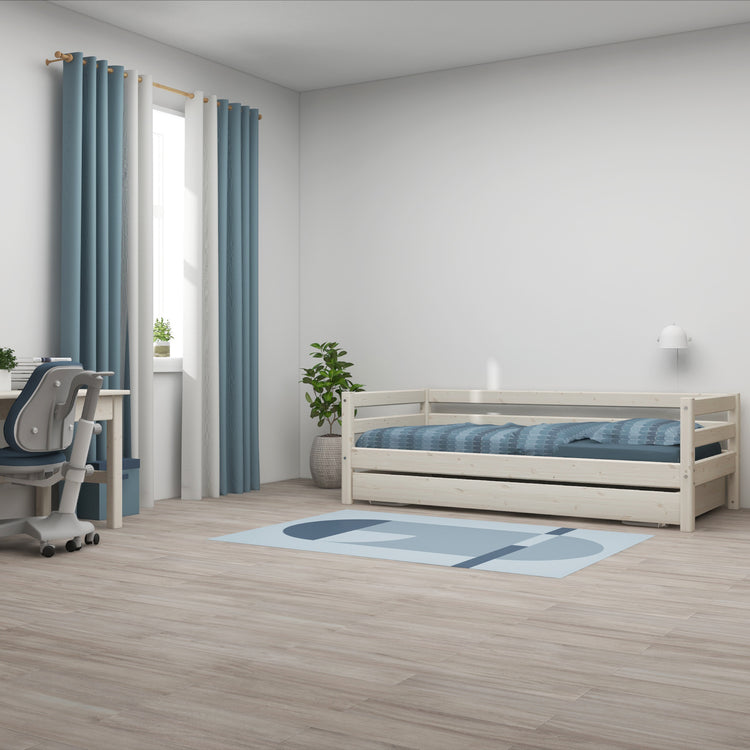 Flexa. Classic daybed with guest bed - 210cm - White washed