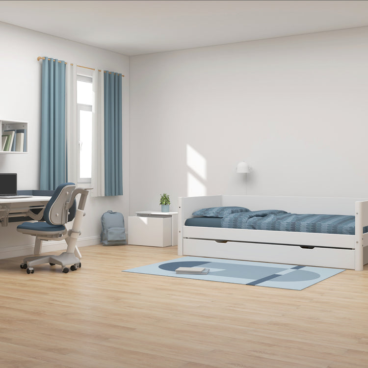 Flexa. Κρεβάτι White με κρεβάτι φιλοξενίας - 210εκ - Λευκό