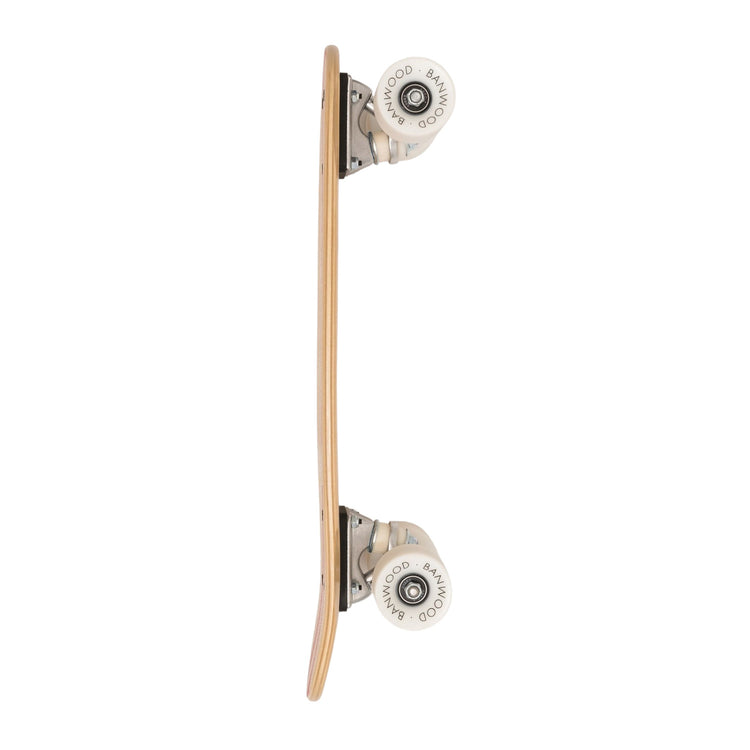 BANWOOD. Skateboard Κόκκινο Ριγέ