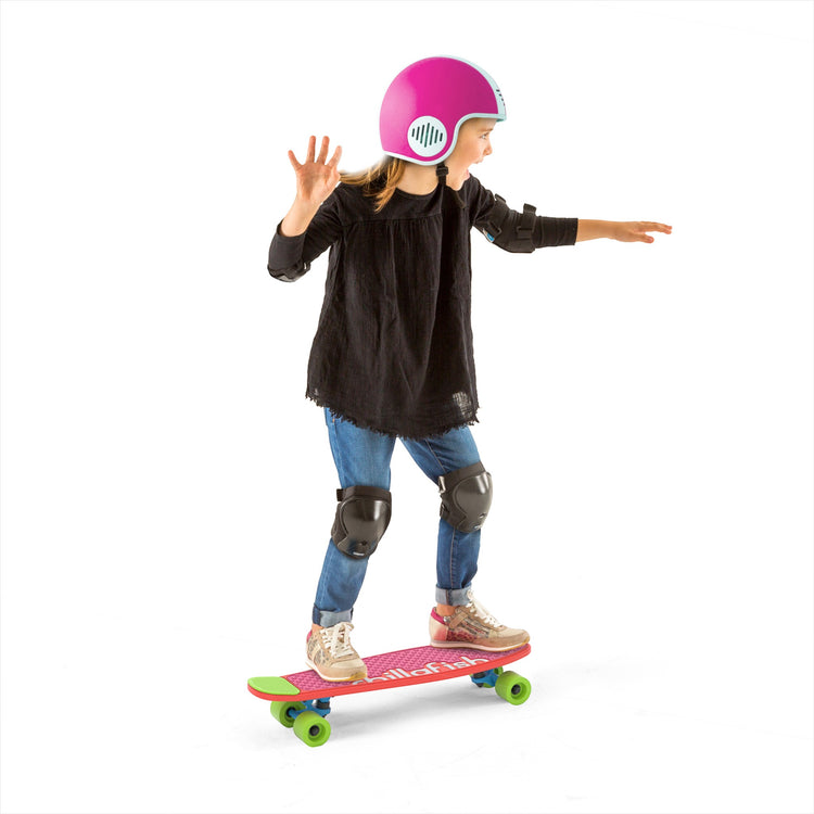 CHILLAFISH. Skateboard - Red Mix