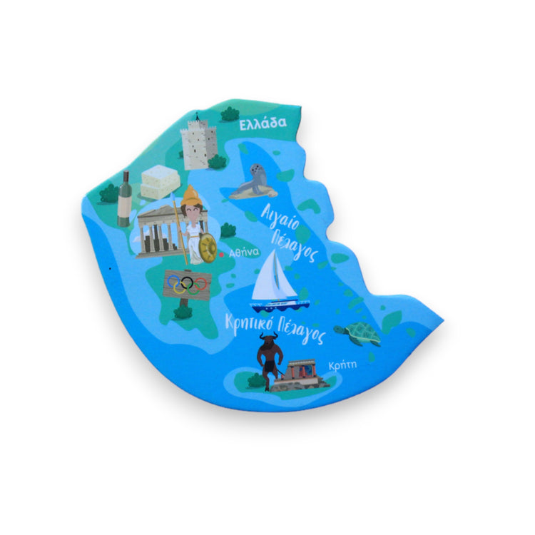 Cozykids - Μαγνητικός χάρτης παζλ Ευρώπη