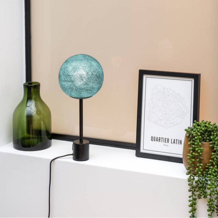 LA CASE DE COUSIN PAUL. Επιτραπέζιο φωτιστικό Apapa Vert de gris