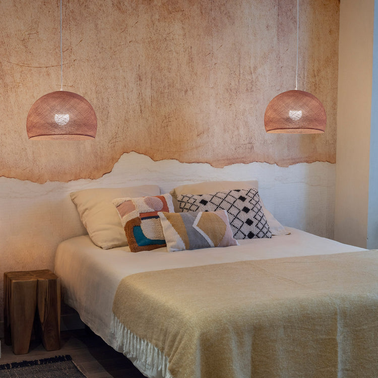 LA CASE DE COUSIN PAUL. Dome lampshade Nude 38 cupola