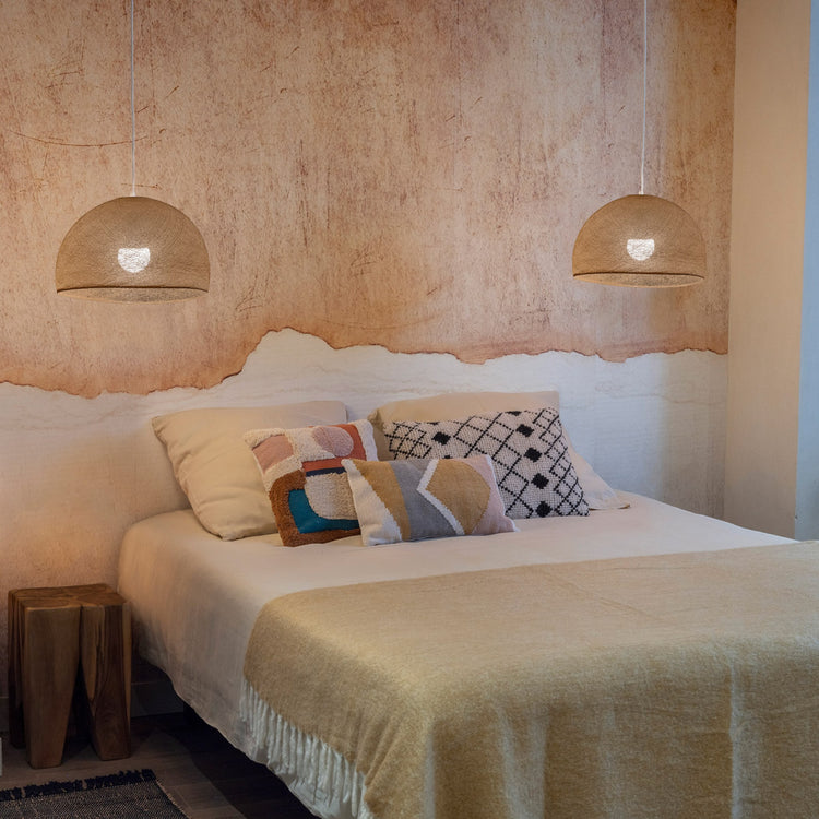 LA CASE DE COUSIN PAUL. Dome lampshade Sable 38 cupola