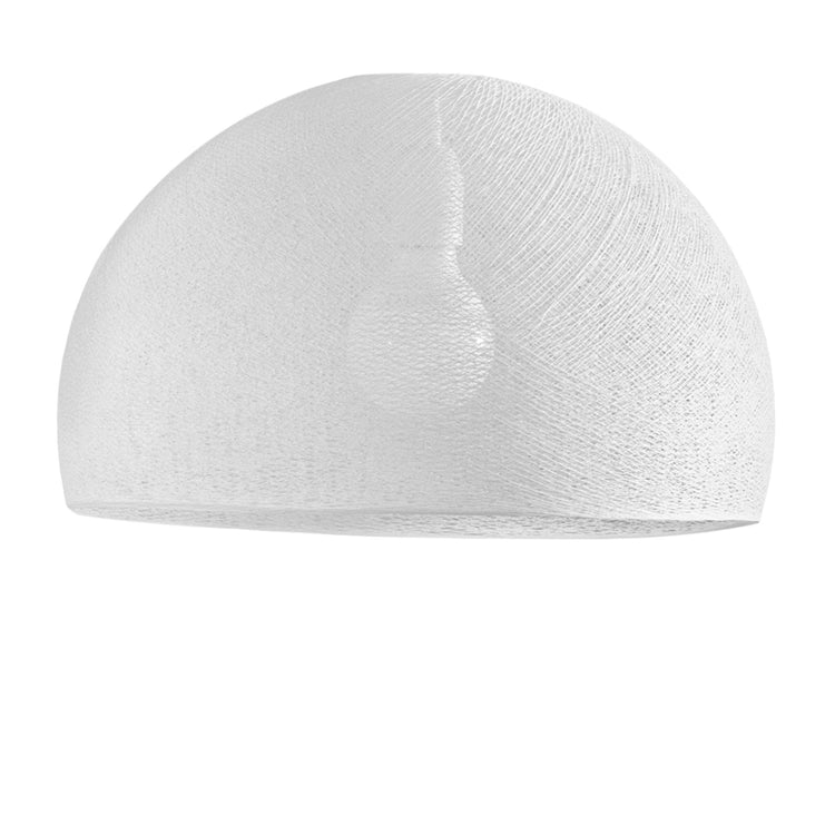 LA CASE DE COUSIN PAUL. Dome lampshade simple White 38 cupola