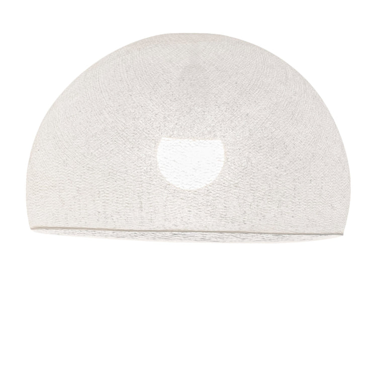 LA CASE DE COUSIN PAUL. Dome lampshade simple White 38 cupola