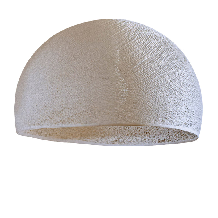 LA CASE DE COUSIN PAUL. Dome lampshade simple Ecru 38 cupola