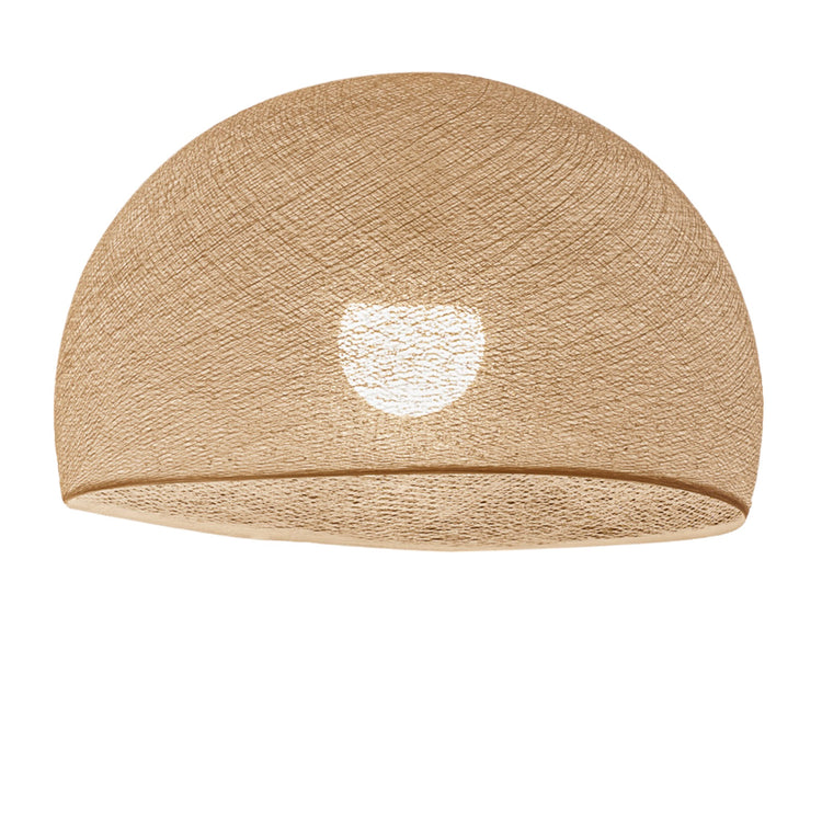 LA CASE DE COUSIN PAUL. Dome lampshade simple Ecru 38 cupola