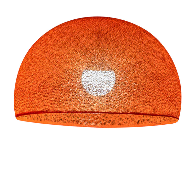 LA CASE DE COUSIN PAUL. Dome lampshade simple Orange Fifty 38 cupola