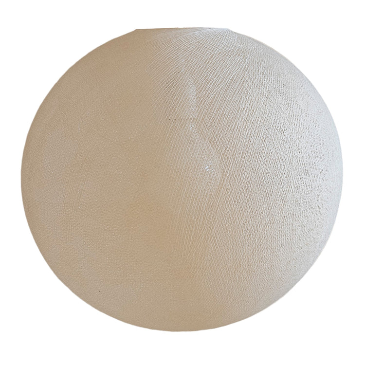 LA CASE DE COUSIN PAUL. Globe lampshade Ecru 38