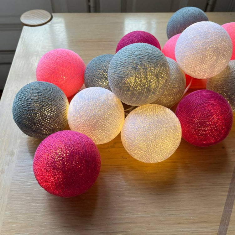 LA CASE DE COUSIN PAUL. Γιρλάντα με 16 φωτάκια Les Demoiselles