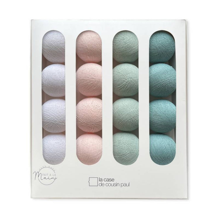 LA CASE DE COUSIN PAUL. Γιρλάντα με 16 φωτάκια Nympheas