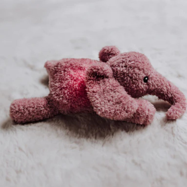 FLOW. Υφασμάτινο ελεφαντάκι George με φωτάκι νυχτός - επαναφορτιζόμενο (ροζ)