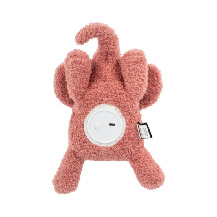 FLOW. Υφασμάτινο ελεφαντάκι George με φωτάκι νυχτός - επαναφορτιζόμενο (ροζ)