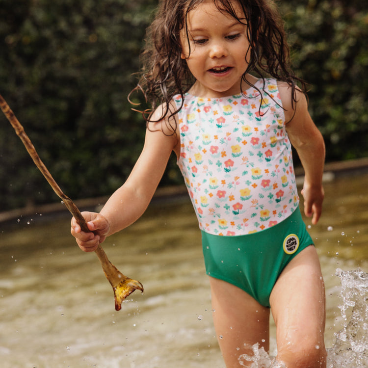 HELLO HOSSY. Παιδικό μαγιό Clover Berry κορίτσι