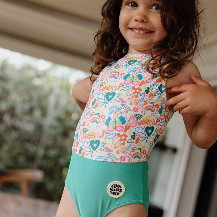 HELLO HOSSY. Παιδικό μαγιό Happiness κορίτσι