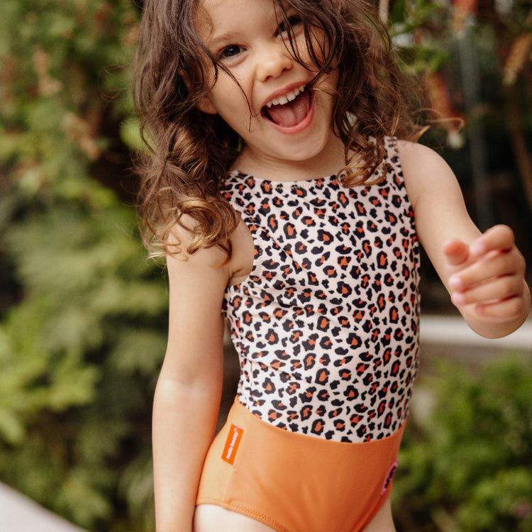 HELLO HOSSY. Παιδικό μαγιό Leopard #7 κορίτσι