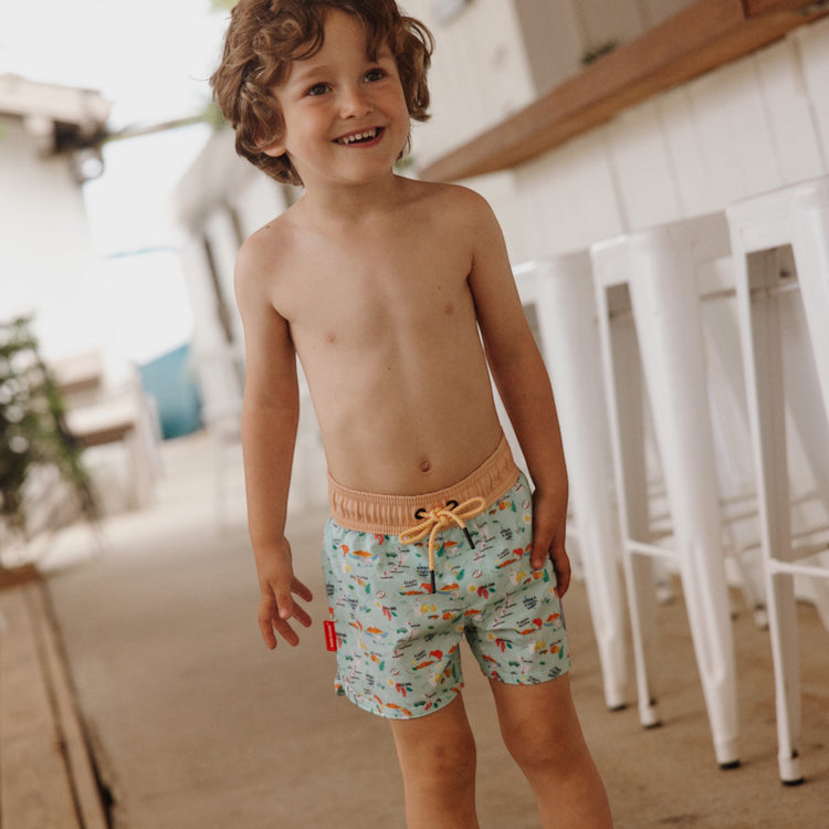 HELLO HOSSY. Παιδικό μαγιό New Zealand αγόρι