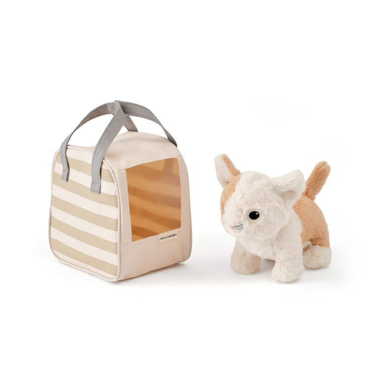 KIDS CONCEPT. Γατούλα με τσάντα μεταφοράς KID'S HUB