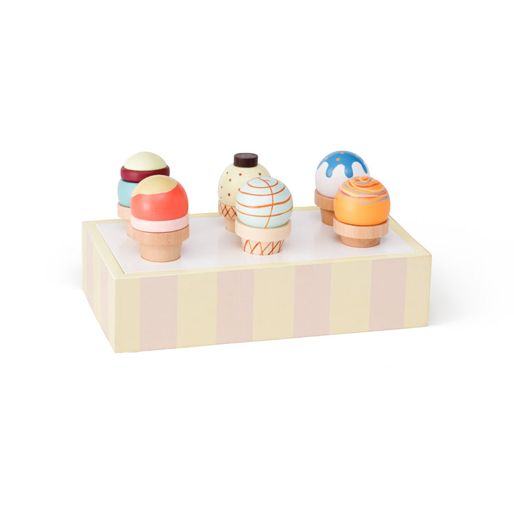 KIDS CONCEPT. Ξύλινο σετ παιχνιδιού με παγωτά KID'S HUB