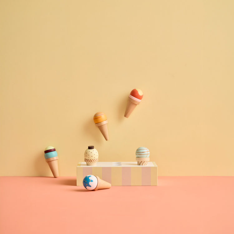 KIDS CONCEPT. Ξύλινο σετ παιχνιδιού με παγωτά KID'S HUB