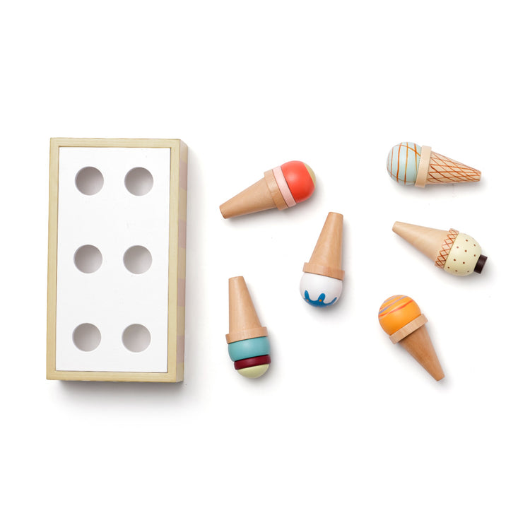 KIDS CONCEPT. Ξύλινο σετ παιχνιδιού με παγωτά KID'S HUB