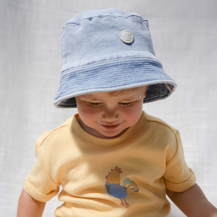 LITTLE DUTCH. Παιδικό καπέλο ήλιου Denim - Νο 1 (74/86)