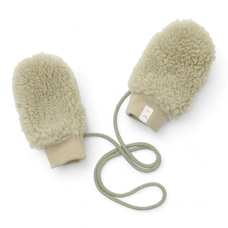 LITTLE DUTCH. Γαντάκια teddy Soft Green new