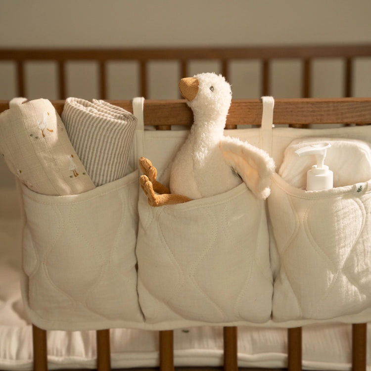 LITTLE DUTCH. Υφασμάτινες θήκες οργάνωσης καπιτονέ Pure Soft White