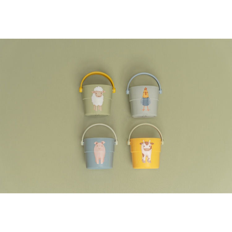 LITTLE DUTCH. Παιχνίδι μπάνιου κυπελάκια Little Farm