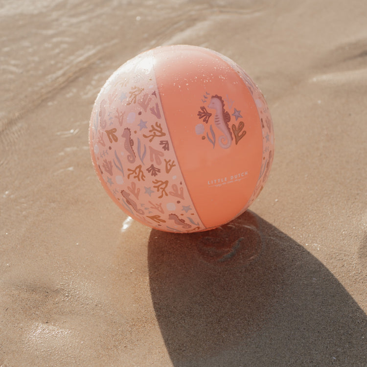 LITTLE DUTCH. Beach Ball Ocean Dreams Pink 35cm