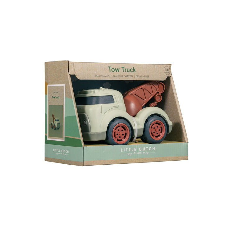 LITTLE DUTCH. Φορτηγάκι με ρυμουλκό Fresh Greens 17 εκ.