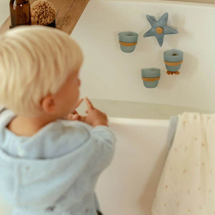 LITTLE DUTCH. Παιχνίδι μπάνιου με κυπελάκια και αστερία