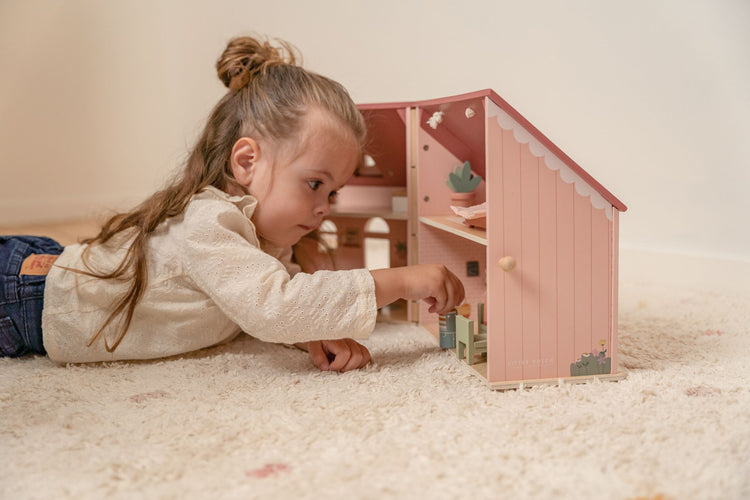 LITTLE DUTCH. Wooden portable dollhouse FSC