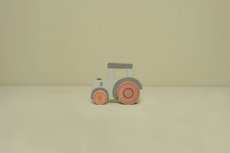LITTLE DUTCH. Ξύλινο αυτοκινητάκι τρακτέρ Little Farm FSC