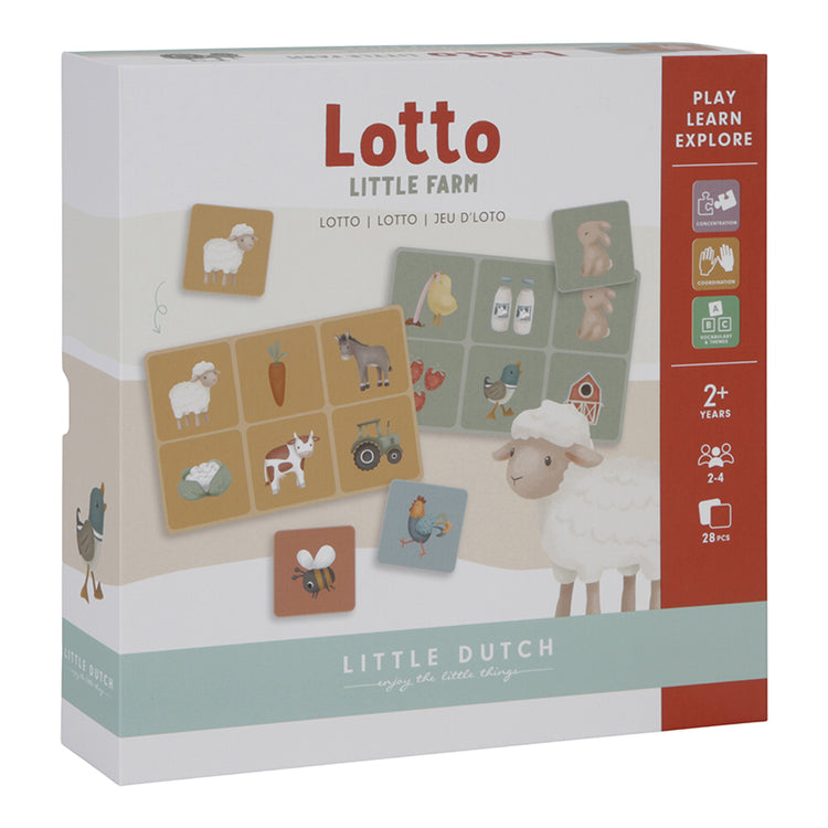 LITTLE DUTCH. Επιτραπέζιο παιχνίδι παρατηρητικότητας Lotto Little Farm