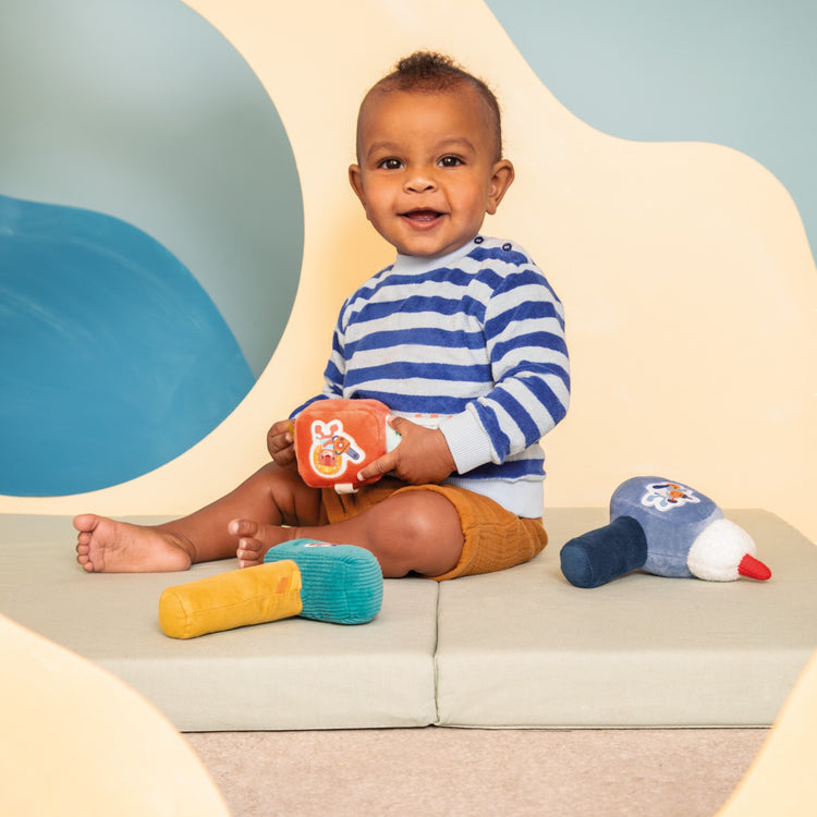 LILLIPUTIENS. Υφασμάτινη κουδουνίστρα αλυσοπρίονο Jack