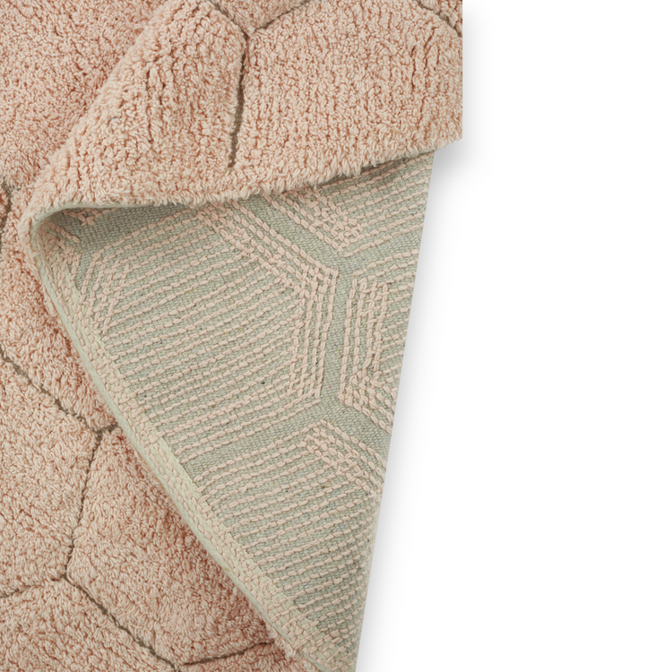 Lorena Canals. Χαλί δωματίου στρόγγυλο Round Honeycomb Rose 140 εκ.