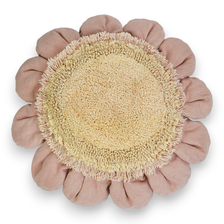 Lorena Canals. Μαξιλάρι δαπέδου Pink Daisy