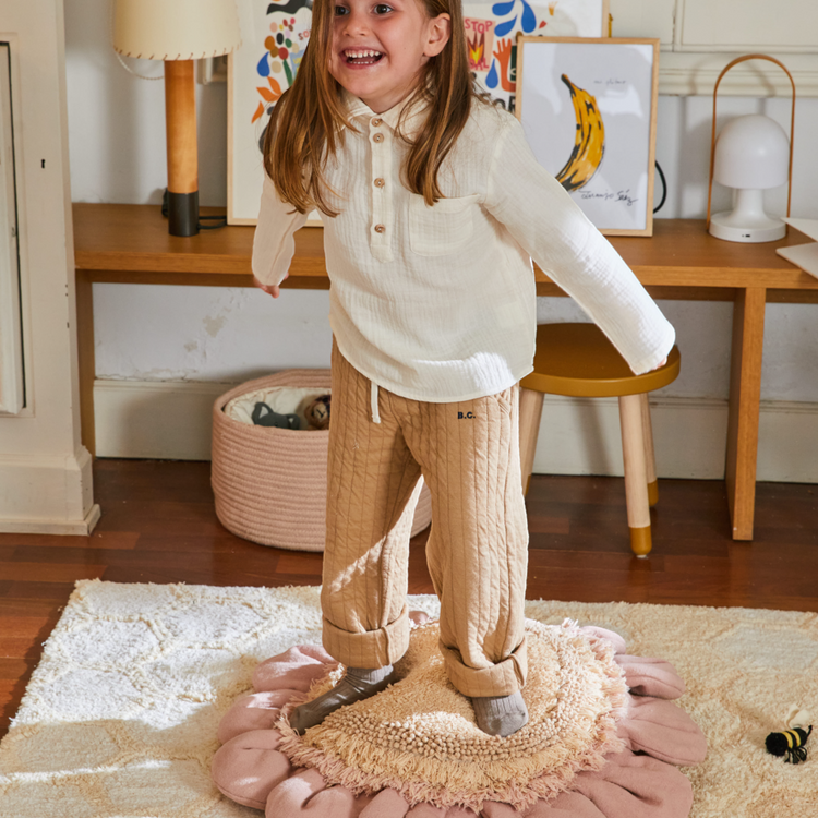 Lorena Canals. Μαξιλάρι δαπέδου Pink Daisy