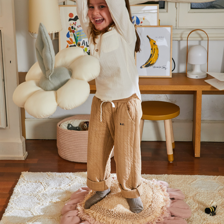 Lorena Canals. Μαξιλάρι δαπέδου Pink Daisy