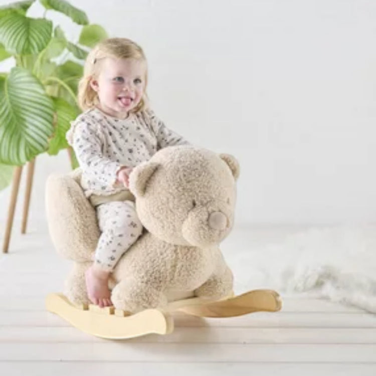 TEDDY. Κουνιστό αρκουδάκι Teddy - μπεζ