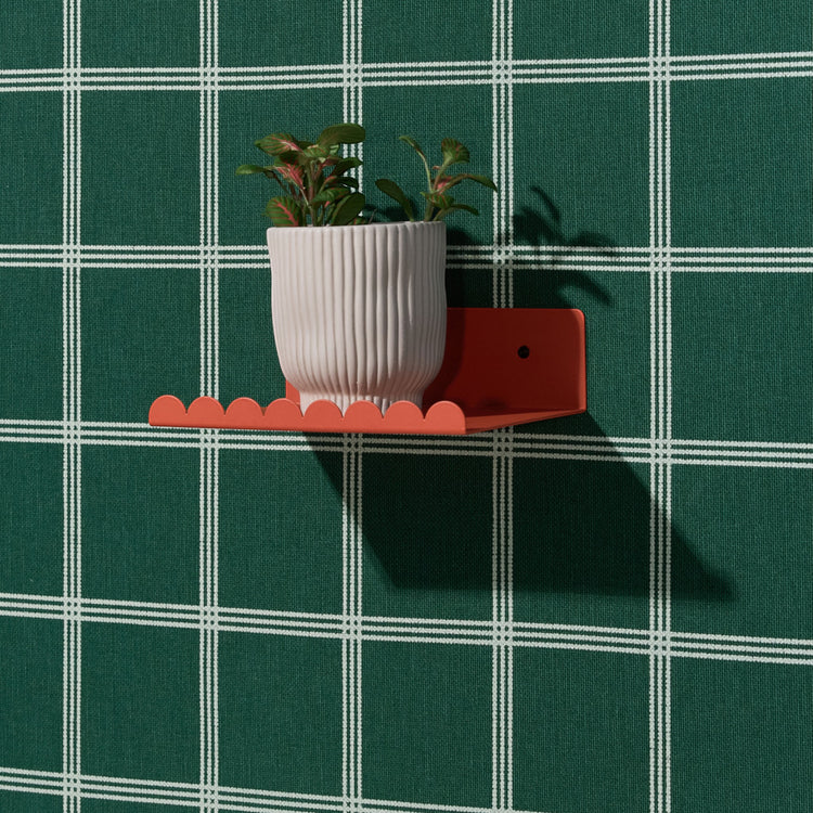 VIBES. Ράφι τοίχου μικρό Burnt Red 20x16x6 εκ.