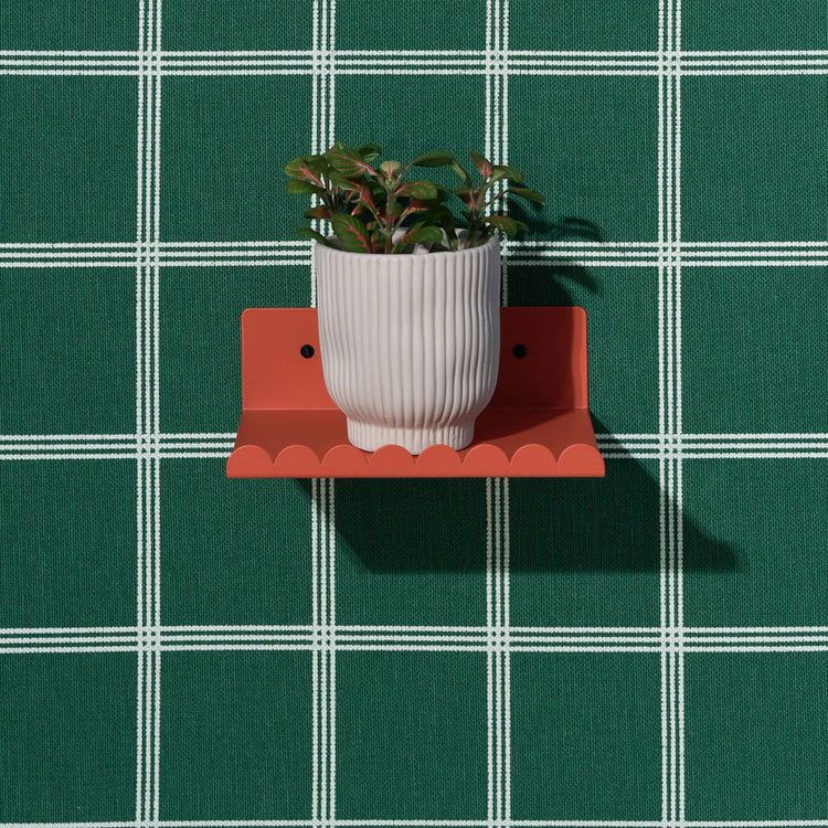 VIBES. Ράφι τοίχου μικρό Burnt Red 20x16x6 εκ.