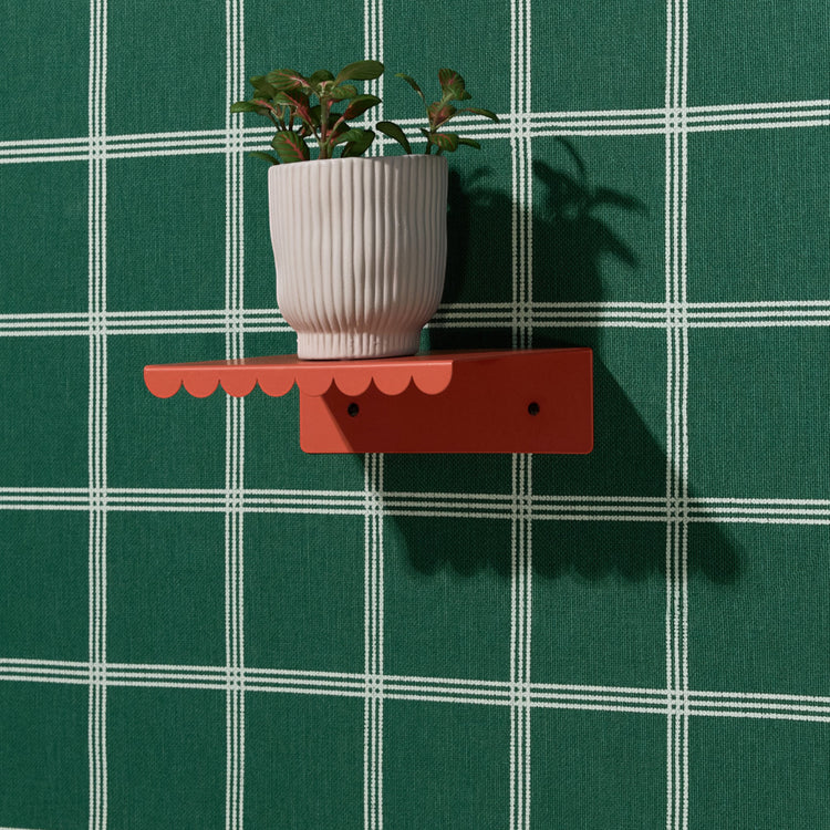 VIBES. Ράφι τοίχου μικρό Burnt Red 20x16x6 εκ.